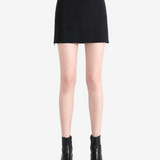 Black skirt, full body view