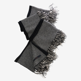 Grey scarf, front view