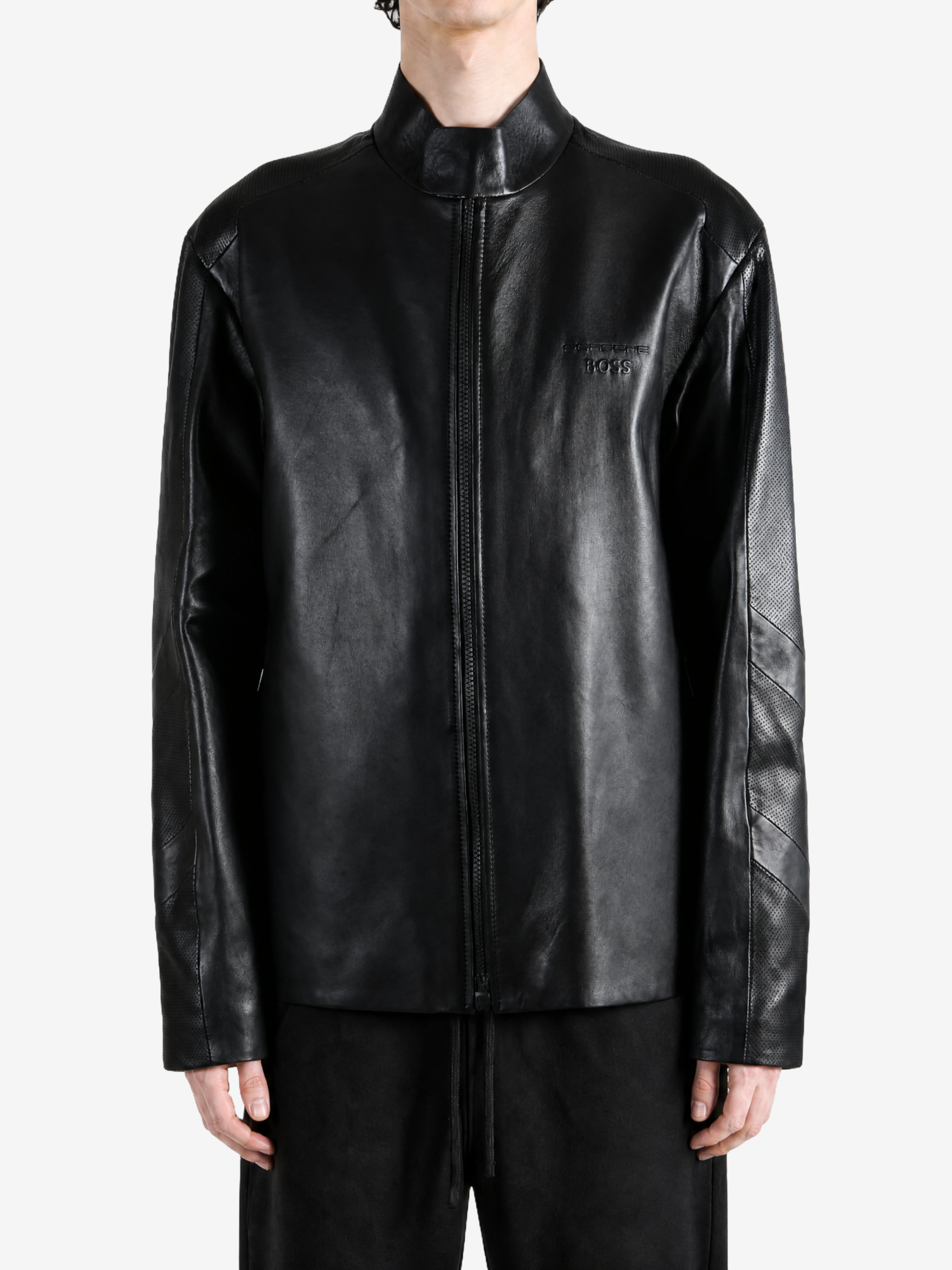 Black jacket, front view