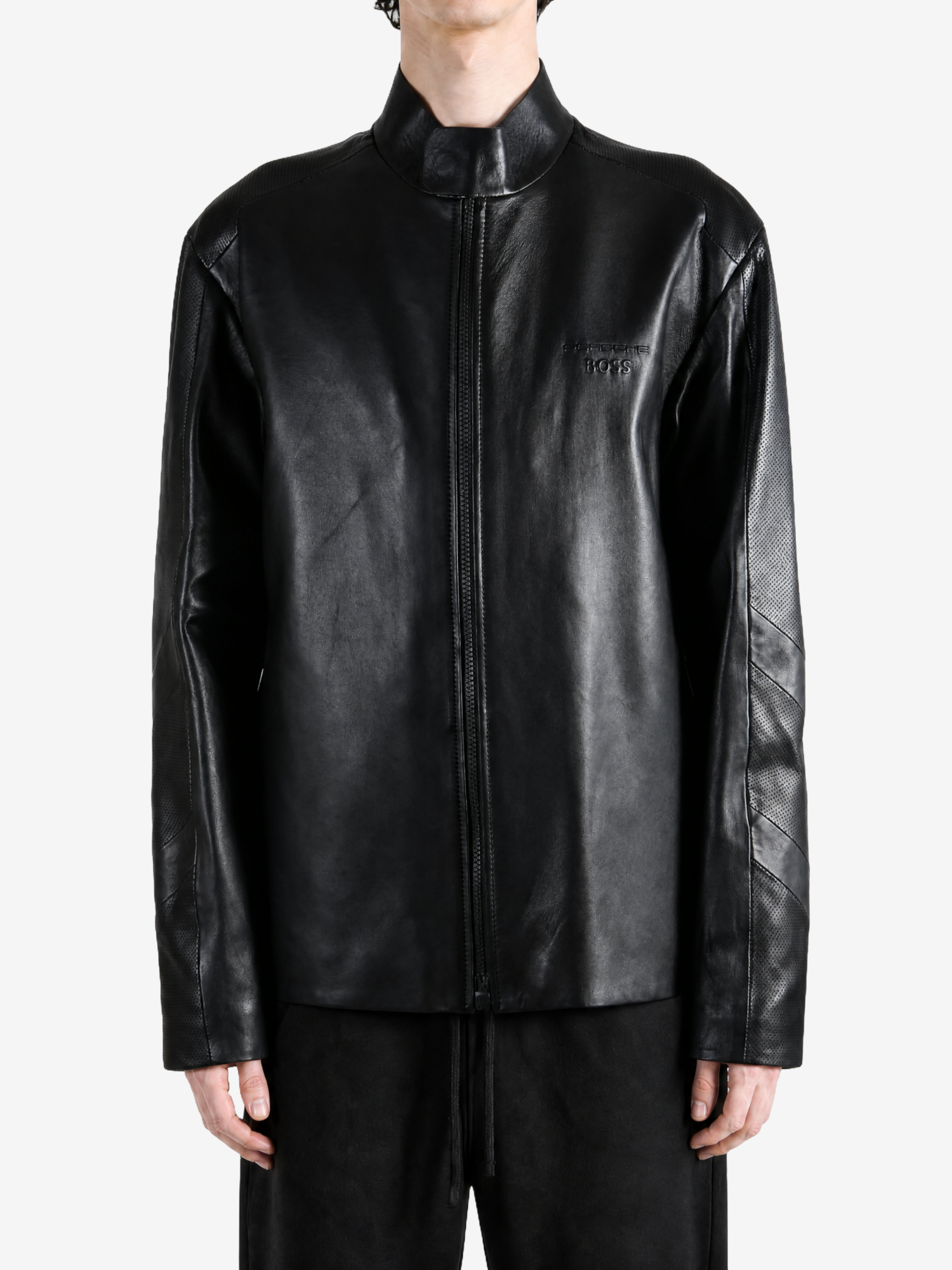 Black jacket, front view