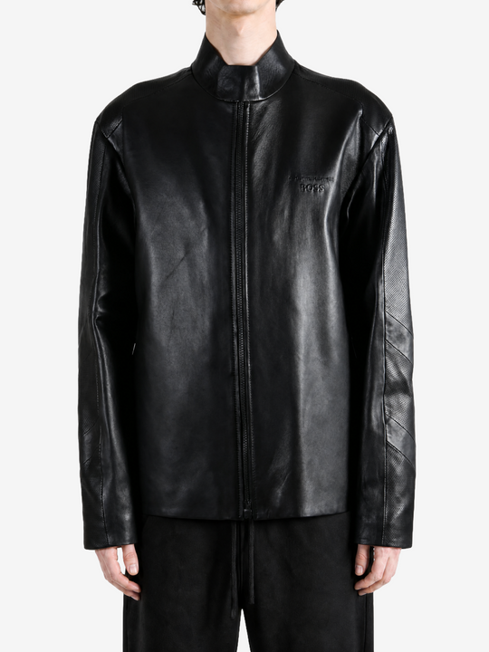Black jacket, front view