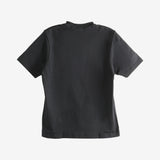 Black t-shirt,back view