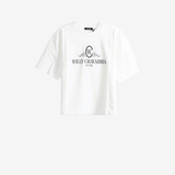 White t-shirt, front view