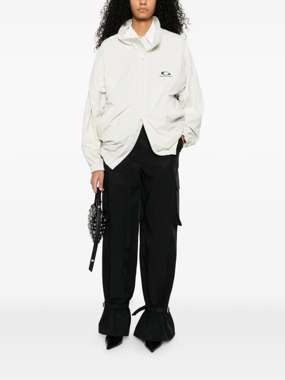 White jacket, full body view