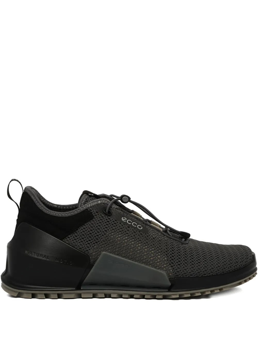 Black sneaker, side view