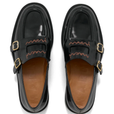 Black shoes,front view