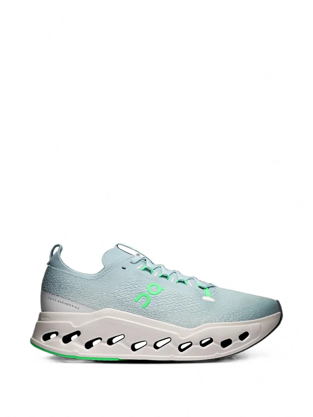 Grey shoes, side view