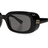 Black eyewear, front view
