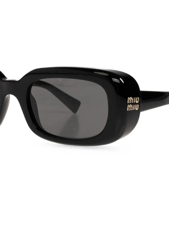 Black eyewear, front view