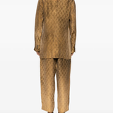 Brown jacket,full body view