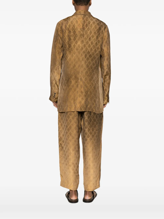 Brown jacket,full body view