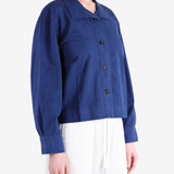 Navy shirt, front view