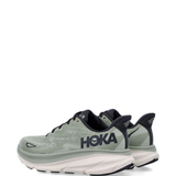 Green shoes, side view