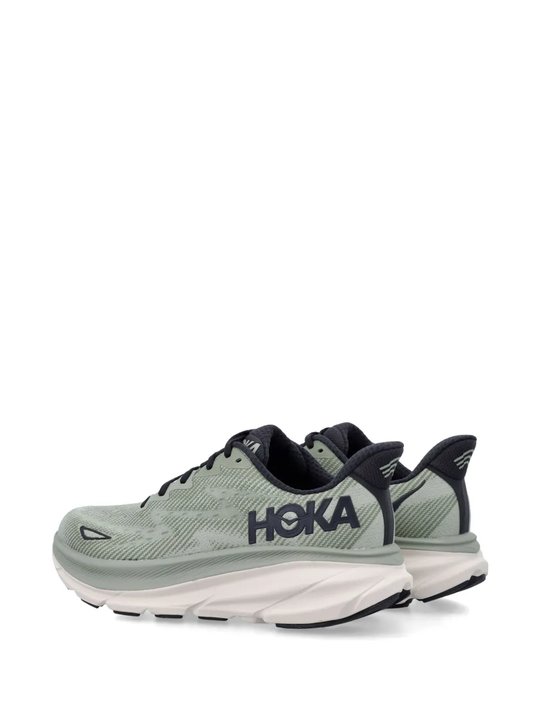 Green shoes, side view