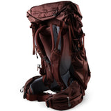 Burgundy bag, front view