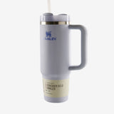 Blue tumbler, front view