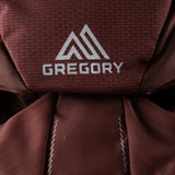 Close up of Burgundy bag, showing detail