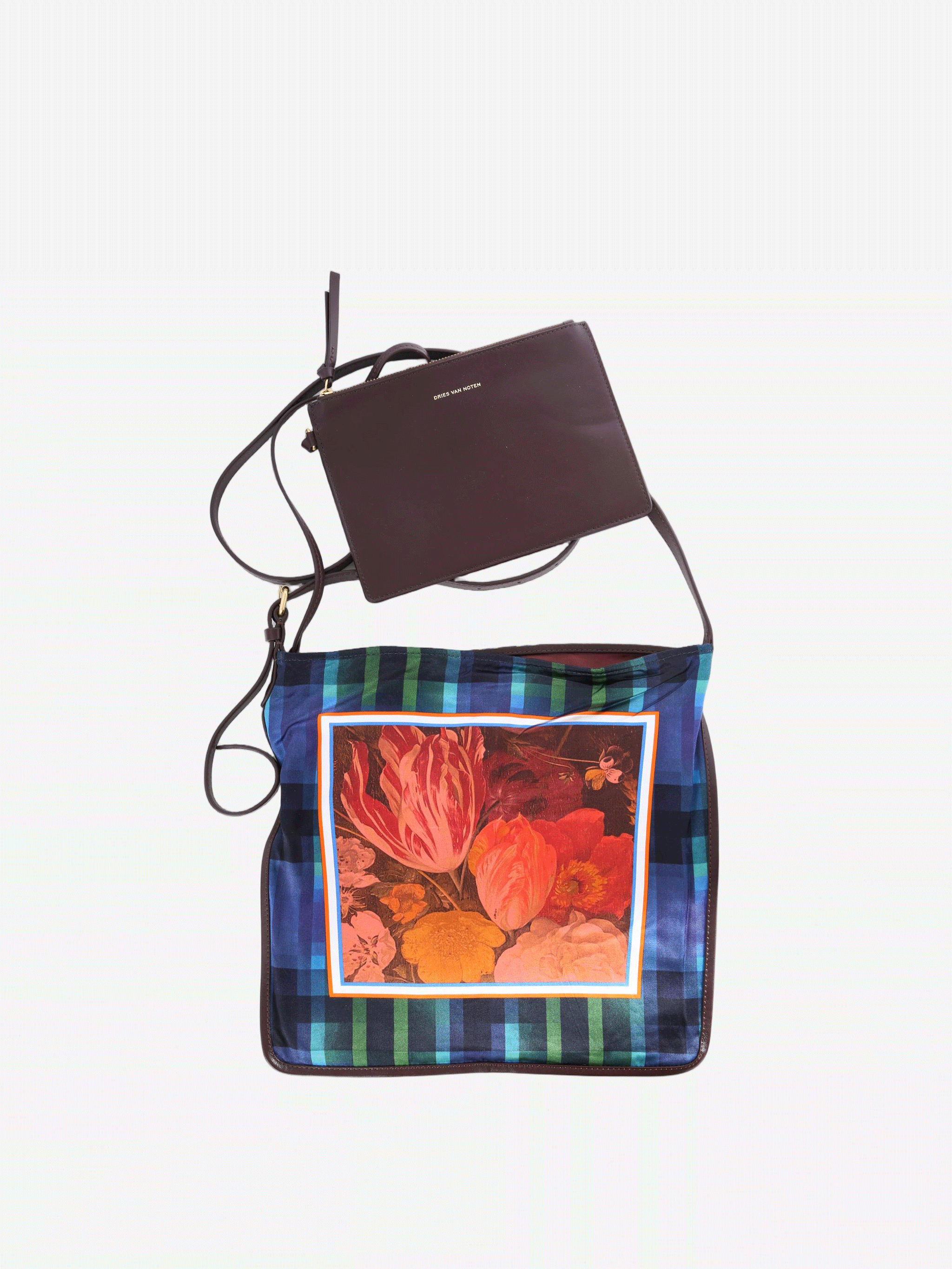 Blue bag, front view