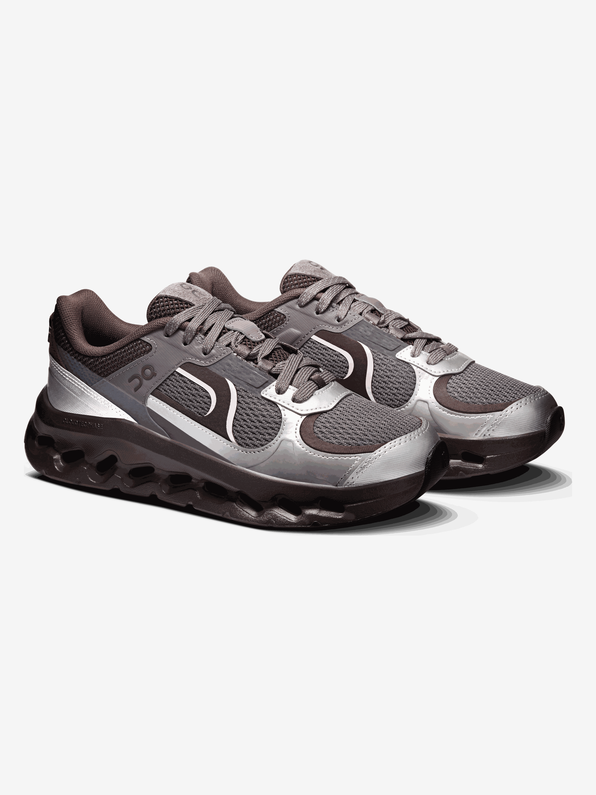 Grey shoes, front view