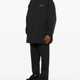 Black coats, full body view