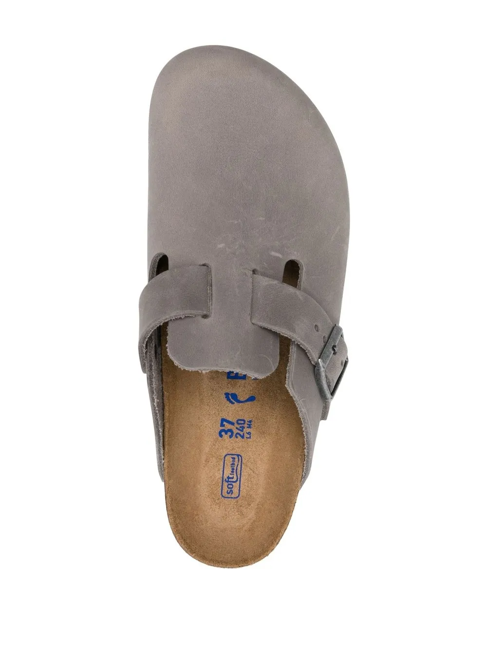 Grey sandals,front view