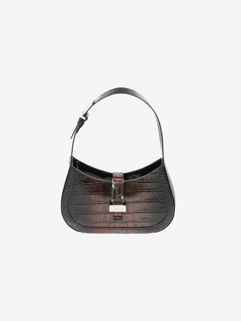 VERSCE - Women  Classic Shoulder Leather Texture Bag