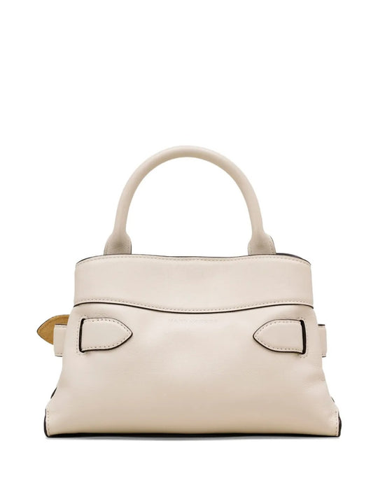White bag, back view