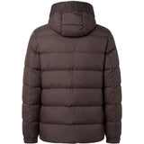 Brown jacket, back view