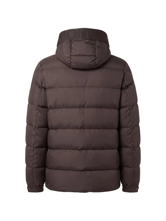 Brown jacket, back view