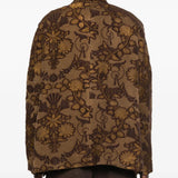 Brown jacket, full body view