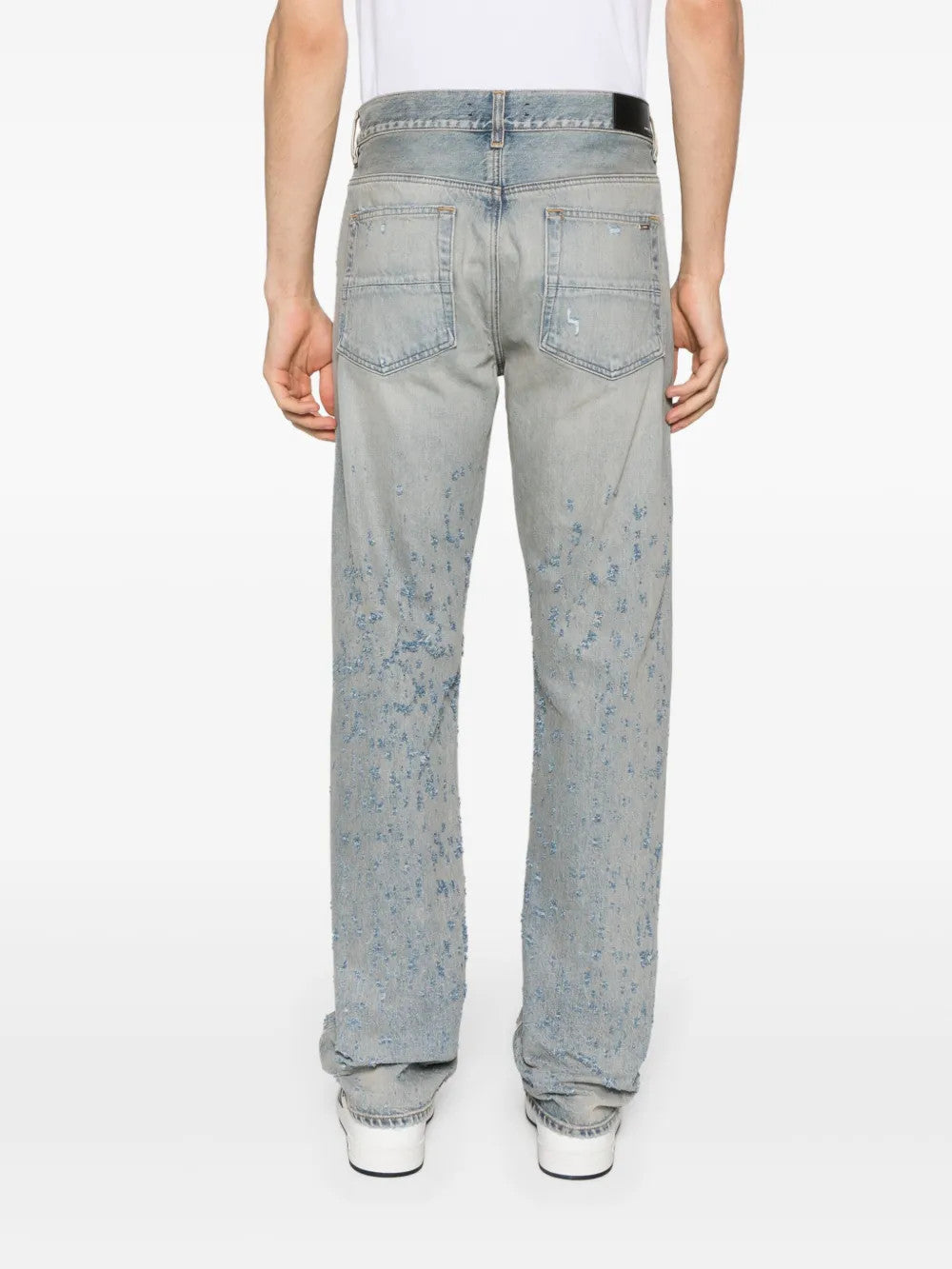 Blue jeans, full body view