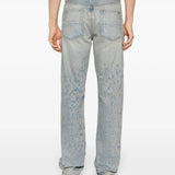Blue jeans, full body view