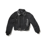 black jacket,front view