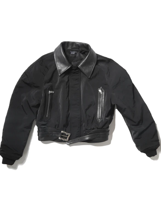 black jacket,front view