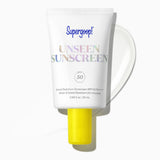 White sunscreen, front view