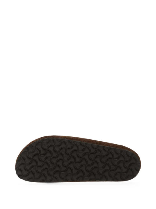 Close up of Brown sandals, showing detail