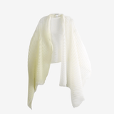 White scarf, front view