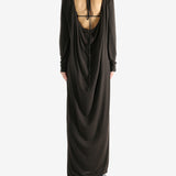 Black dress,full body view