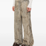 Tan pant worn by a person, showing the pant fit