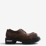 Brown shoes, side view