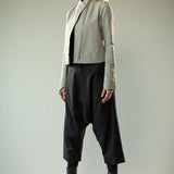 Grey jacket, full body view