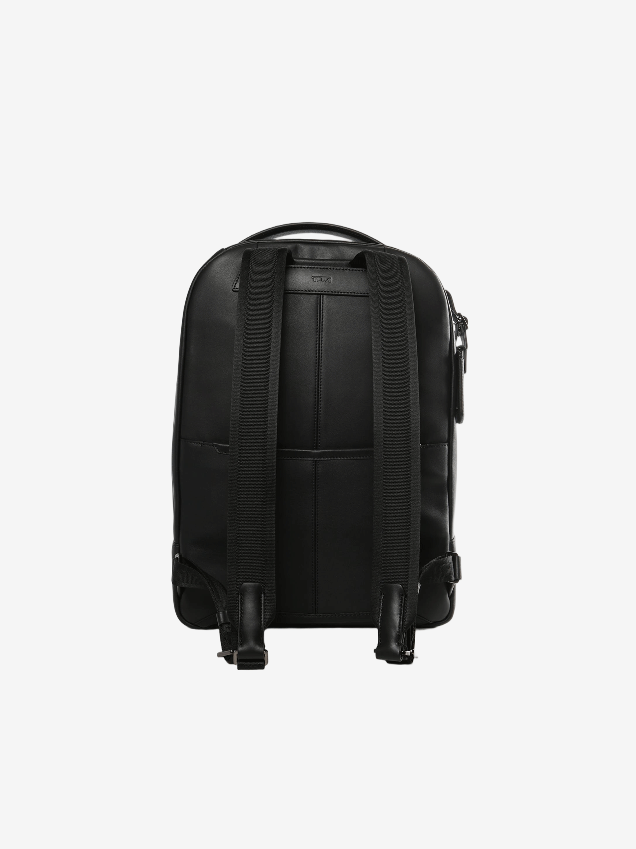 Black bags, back view