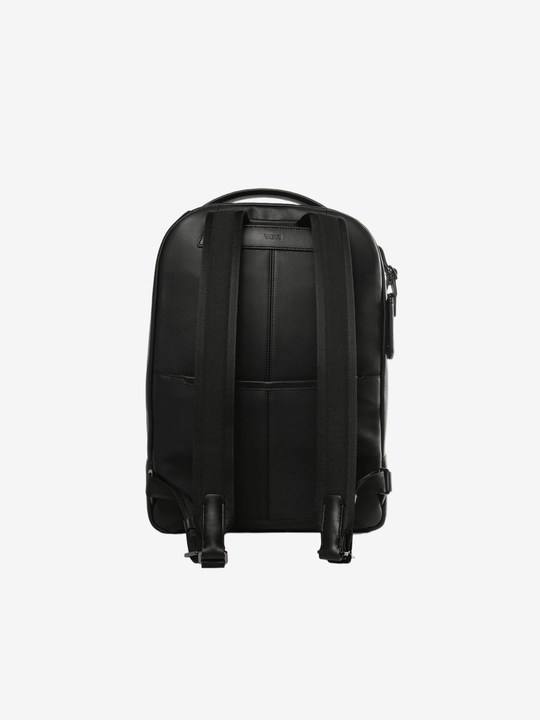 Black bags, back view