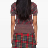 Red shirt, full body view