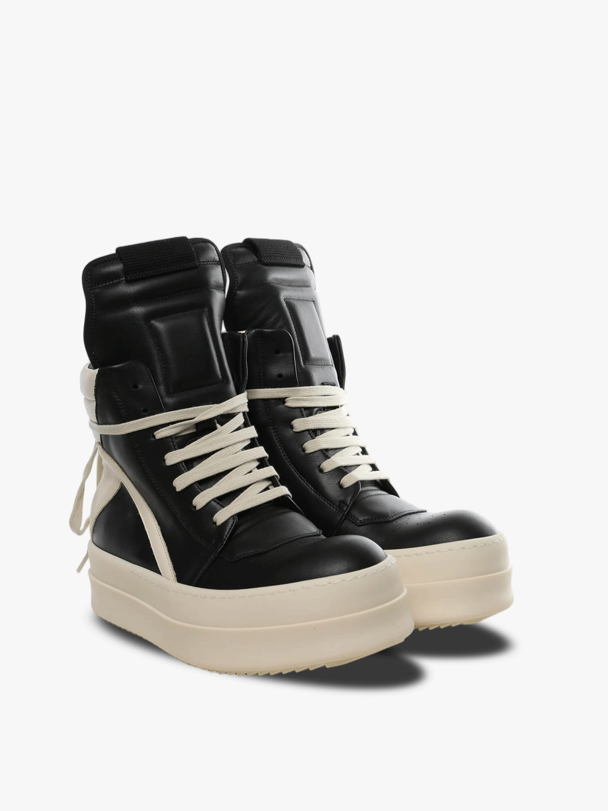 Black sneakers, side view