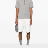 Grey shirt, full body view