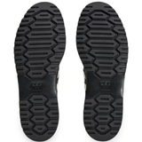 Black sneakers, bottom view
