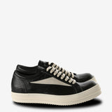 Black sneakers, front view