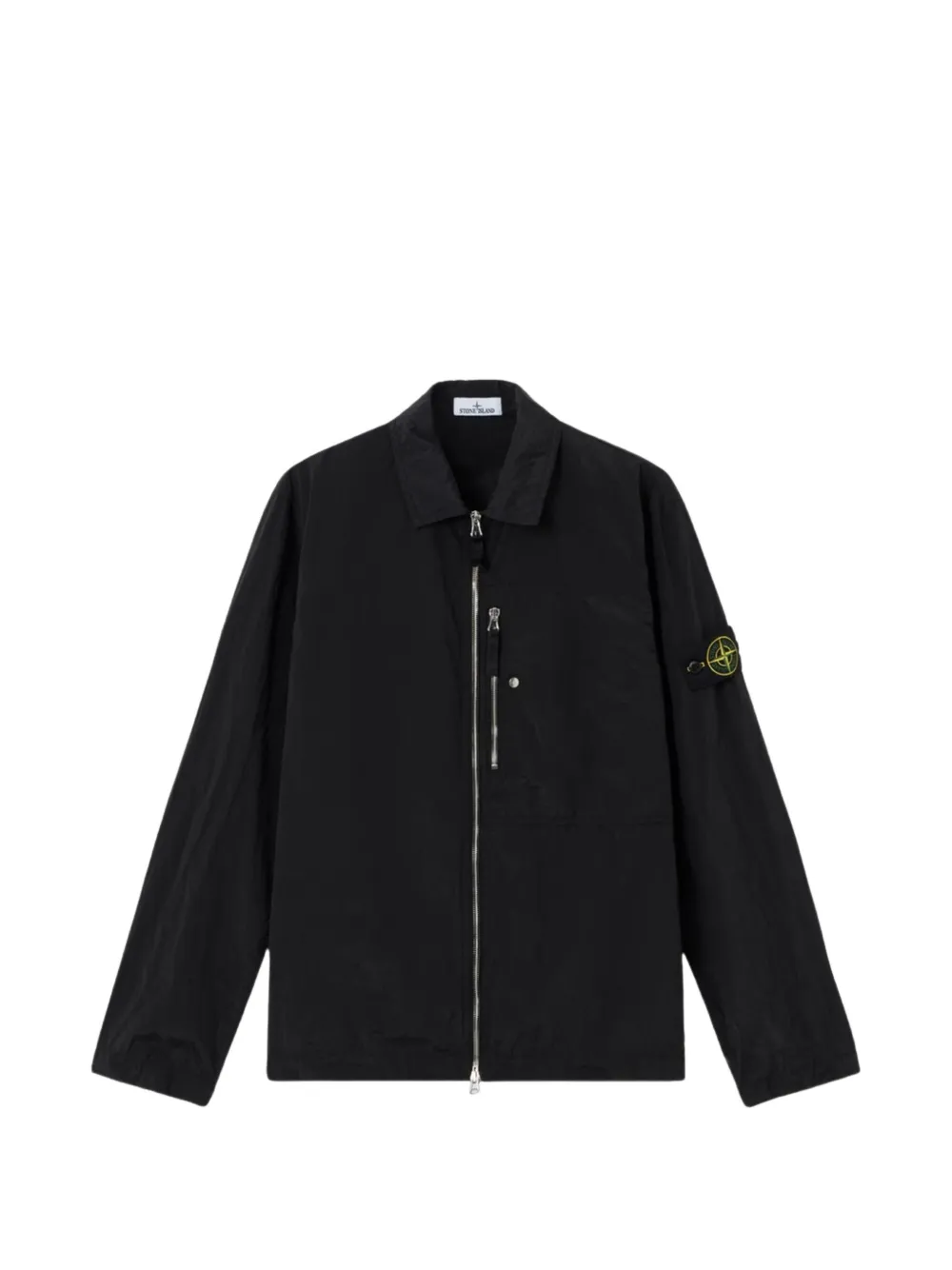 Black jacket, front view