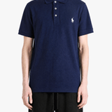 POLO RALPH LAUREN - Men Short-Sleeve Cotton Honeycomb Textured Custom Slim Polo Shirt